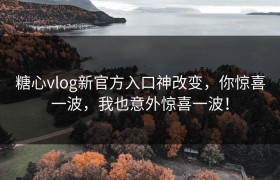 糖心vlog新官方入口神改变，你惊喜一波，我也意外惊喜一波！