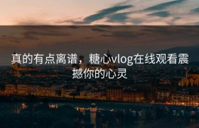 真的有点离谱，糖心vlog在线观看震撼你的心灵