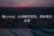 糖心vlog：从误解到真知，揭秘幕后故事