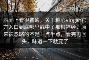 表面上看很普通，关于糖心vlog新官方入口到底哪里戳中了那根神经：原来被忽略的不是一点半点，看完再回头，味道一下就变了