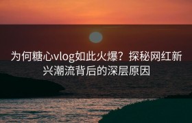为何糖心vlog如此火爆？探秘网红新兴潮流背后的深层原因